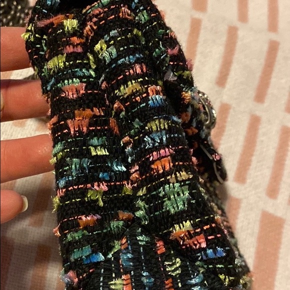 ๐ฏ Authentic KURT GEIGER TWEEDED Multicolor/ Neon Small Bag - Picture 5 of 15